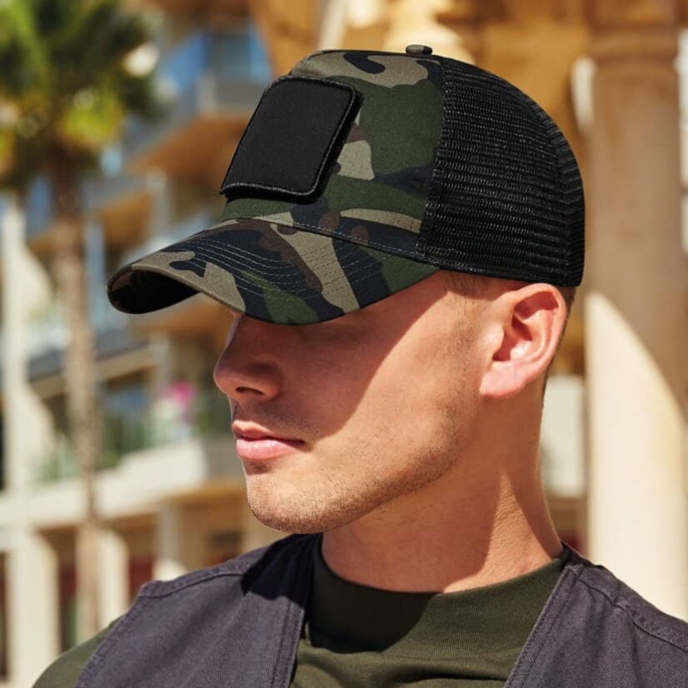 Schildkappe mit Respect for Bikers Patch