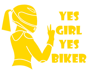 Yes Girl Yes Biker