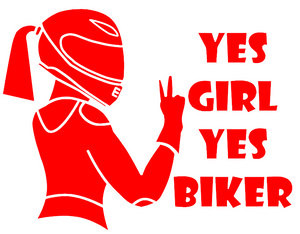 Yes Girl Yes Biker
