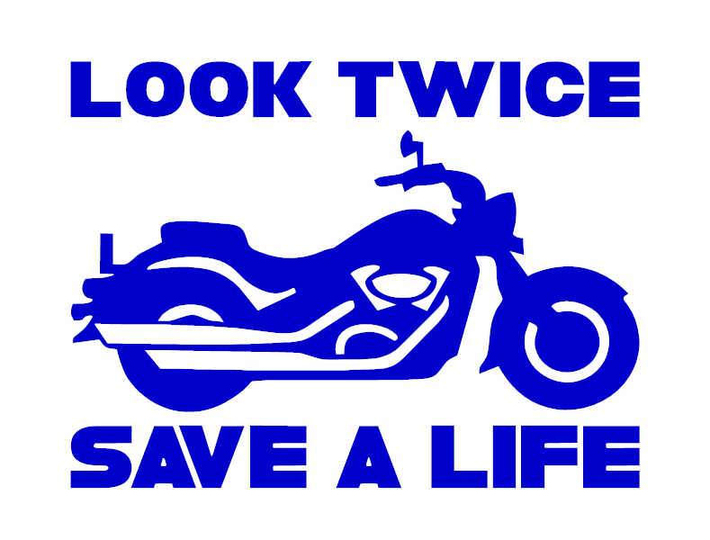 Look Twice Save A Life - Chopper